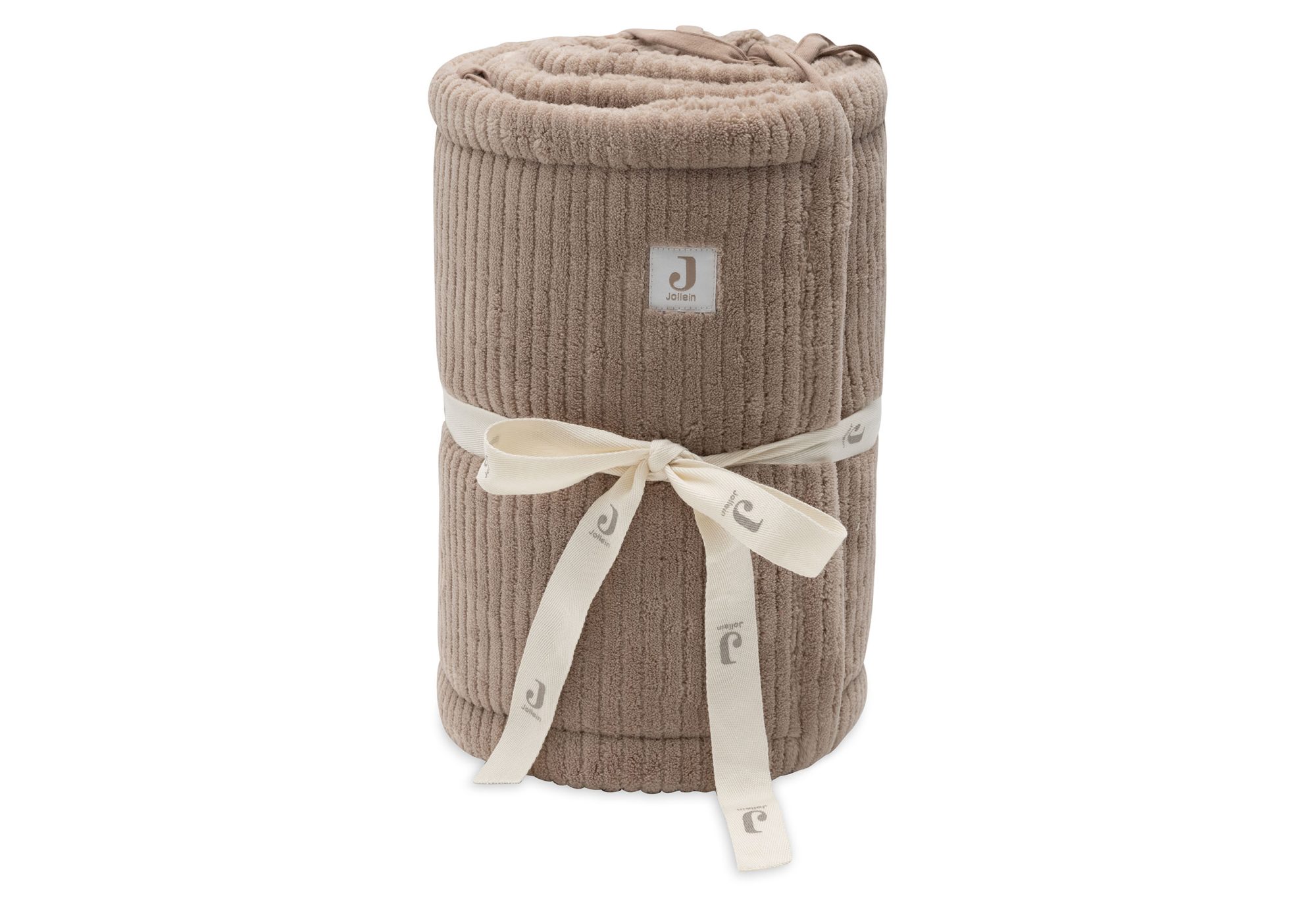 Boxbumper 180x30cm Cloudy Rib - Milky Coffee - afbeelding 5