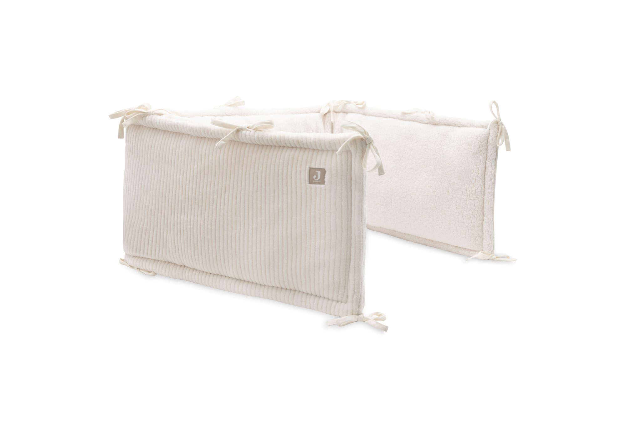 Boxbumper 180x30cm Cloudy Rib - Oatmeal
