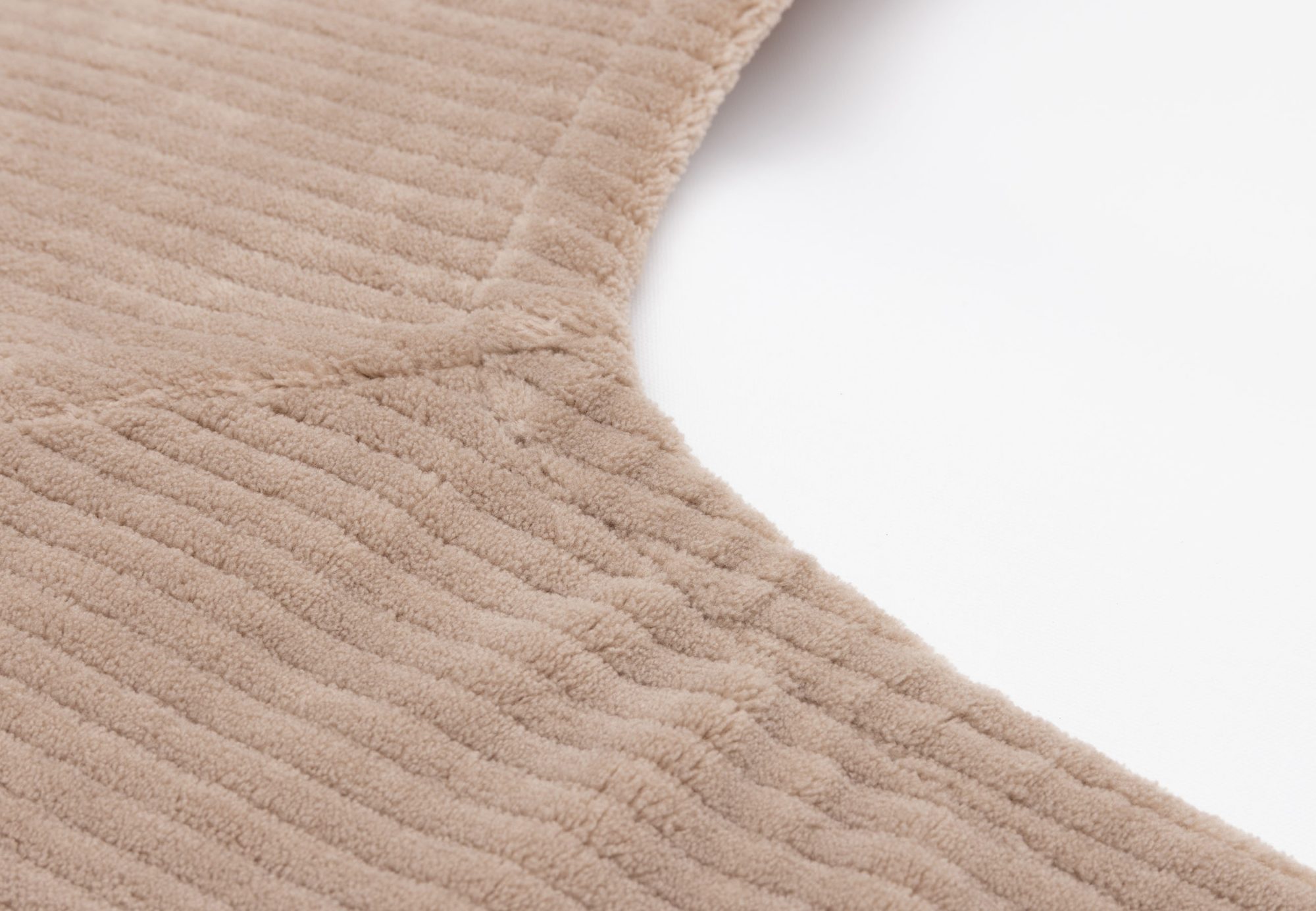 Aankleedkussenhoes 50x70cm Cloudy Rib - Milky Coffee - afbeelding 3