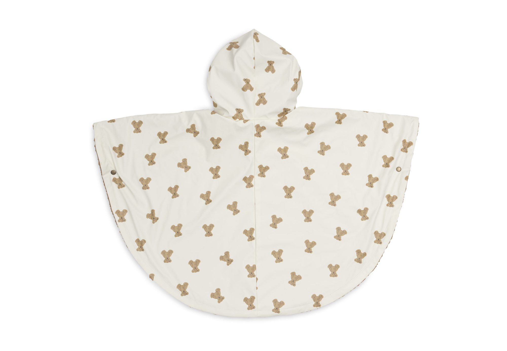 Outdoor Poncho Waterrepellent - Mini Teddy Bear/Teddy Fleece - afbeelding 2