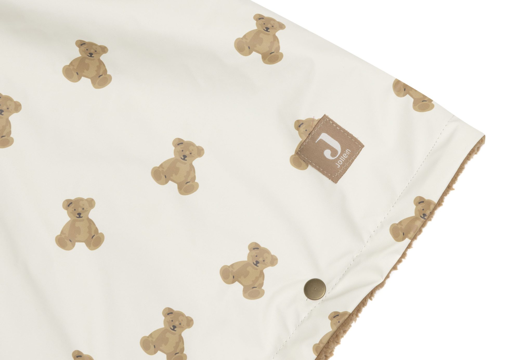 Outdoor Poncho Waterrepellent - Mini Teddy Bear/Teddy Fleece - afbeelding 4