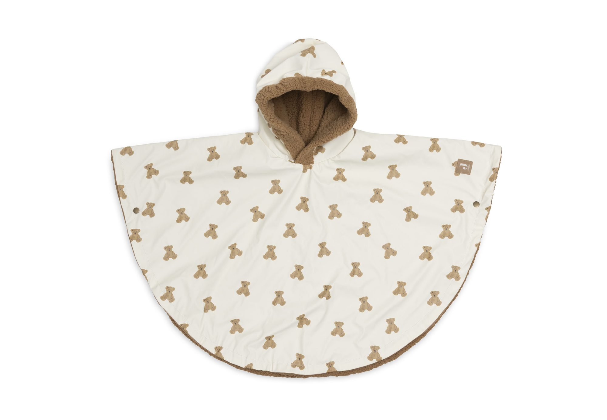 Outdoor Poncho Waterrepellent - Mini Teddy Bear/Teddy Fleece