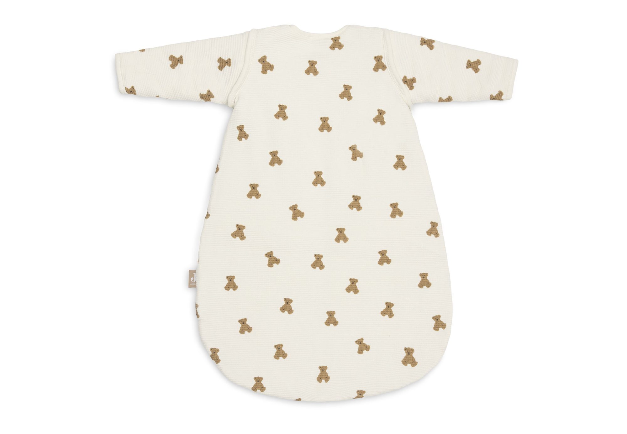 Slaapzak met afritsbare mouw Rond 60cm - Mini Teddy Bear Little Waffle - afbeelding 2