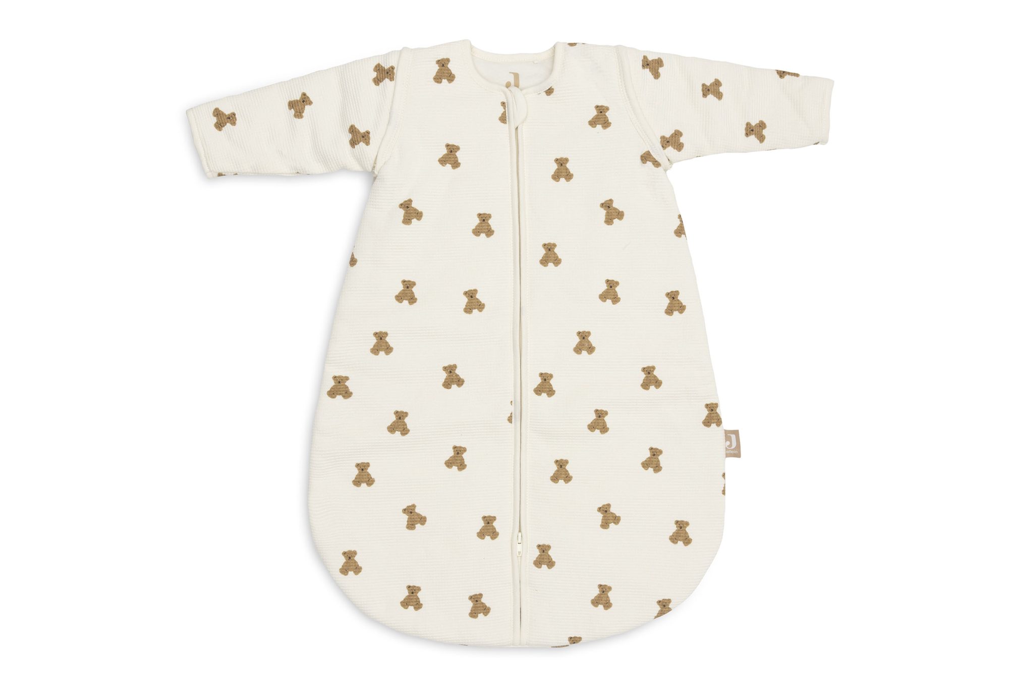 Slaapzak met afritsbare mouw Rond 60cm - Mini Teddy Bear Little Waffle