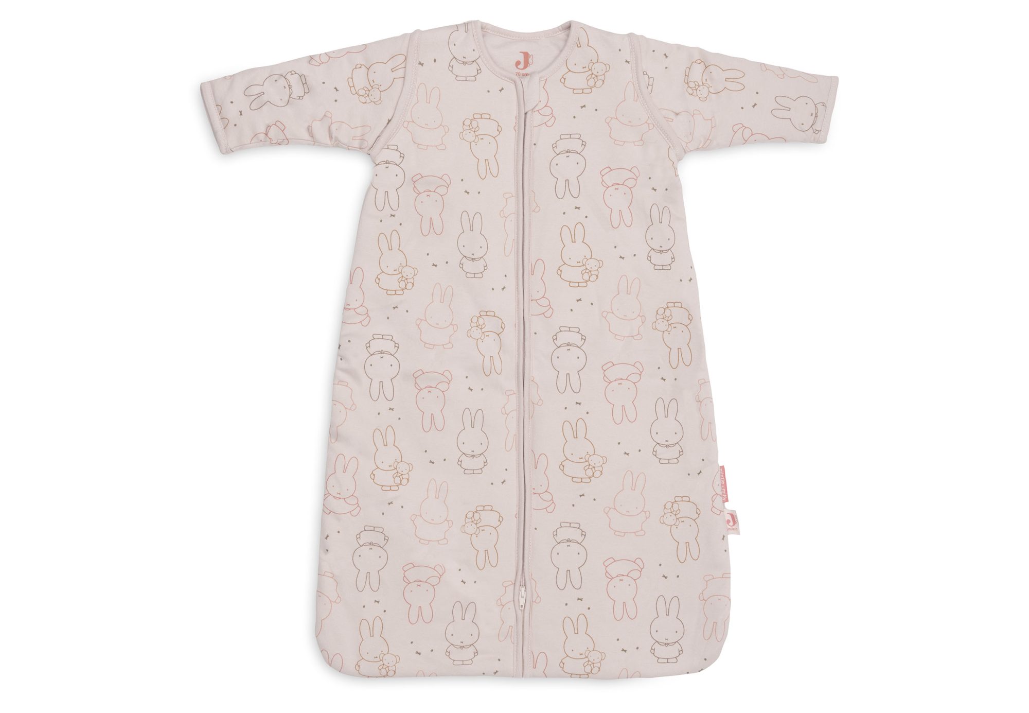 Slaapzak met afritsbare mouw 70cm Nijntje Moments - Silk Rose