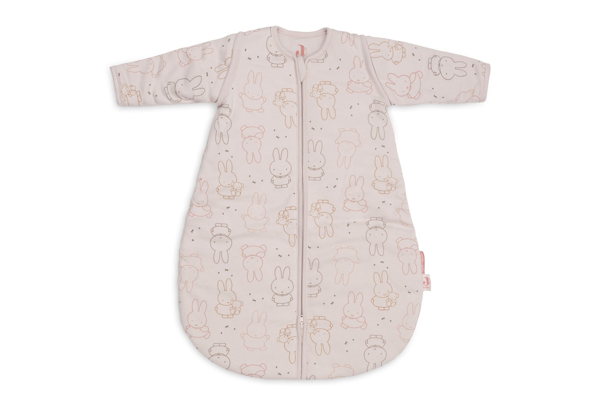 Slaapzak met afritsbare mouw 60cm Nijntje Moments - Silk Rose