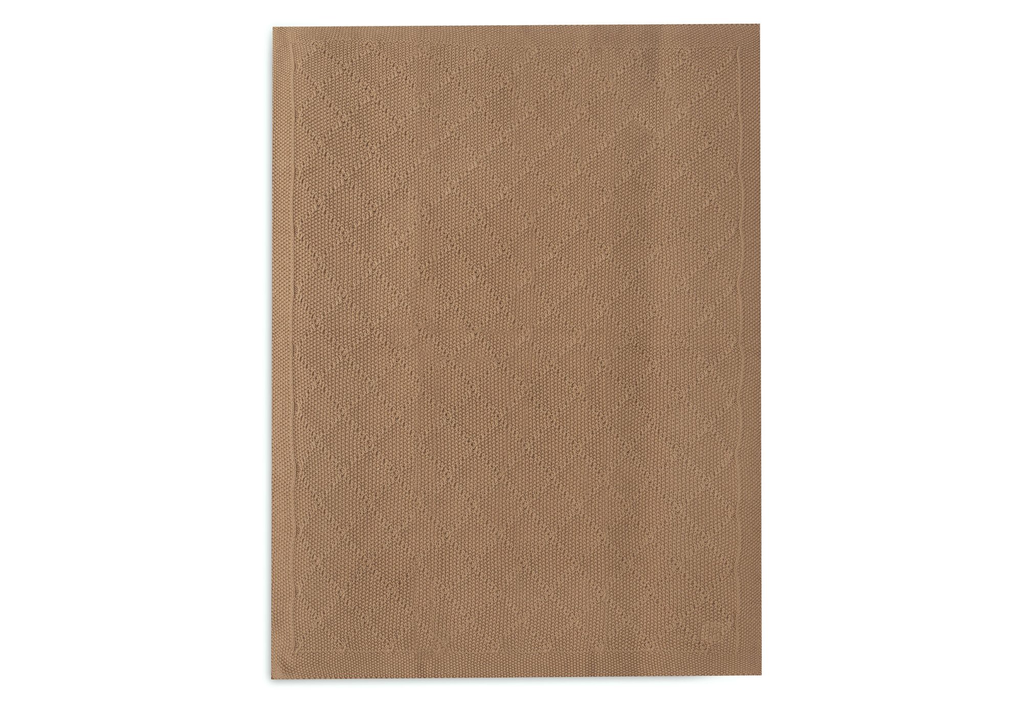 Deken Wieg 75x100cm Check Knit - Biscuit - afbeelding 2