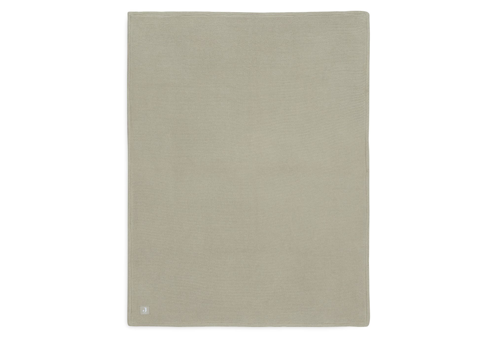 Deken Ledikant 100x150cm Basic Knit - Olive Green/Fleece - afbeelding 2