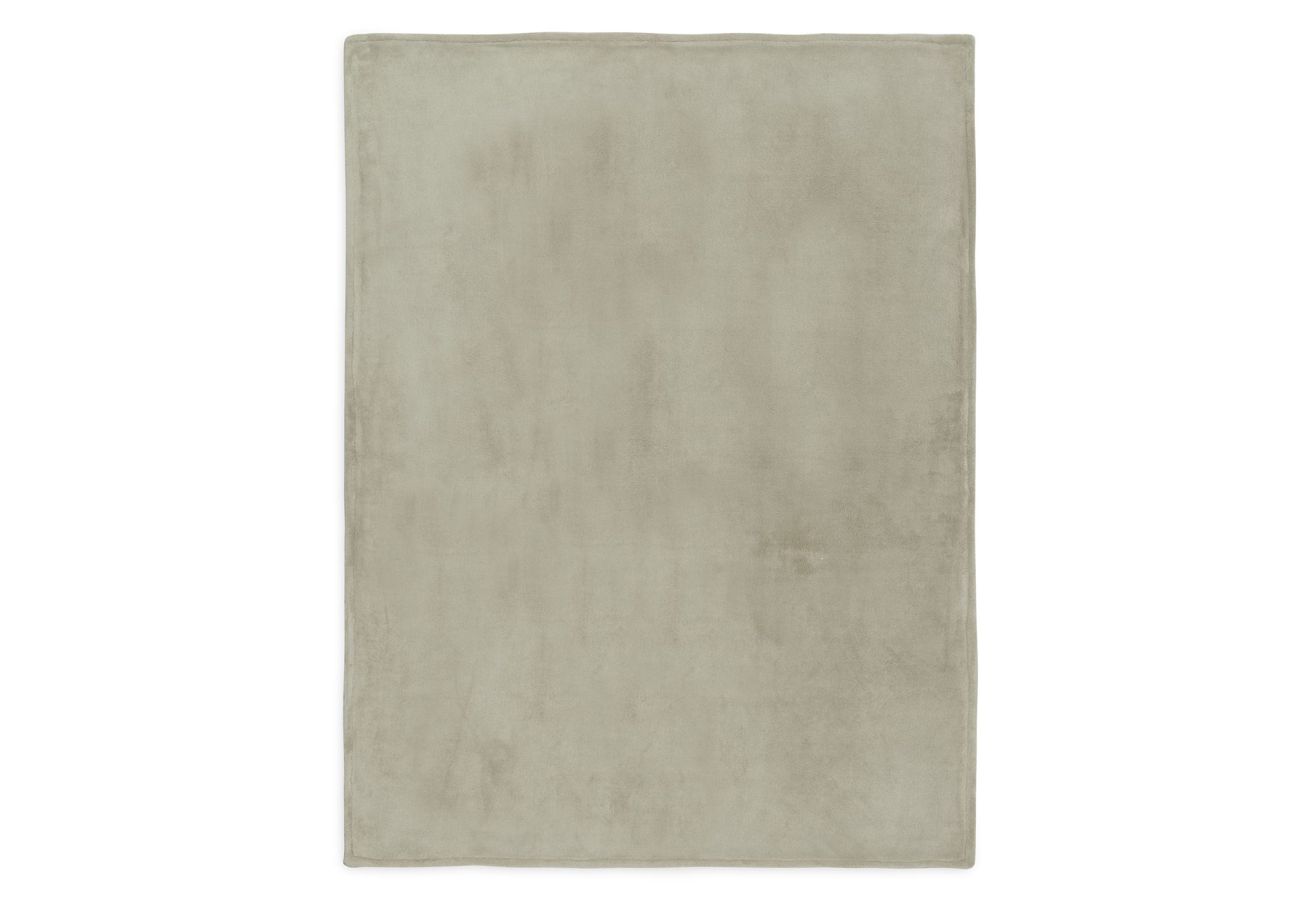 Deken Ledikant 100x150cm Basic Knit - Olive Green/Fleece - afbeelding 3