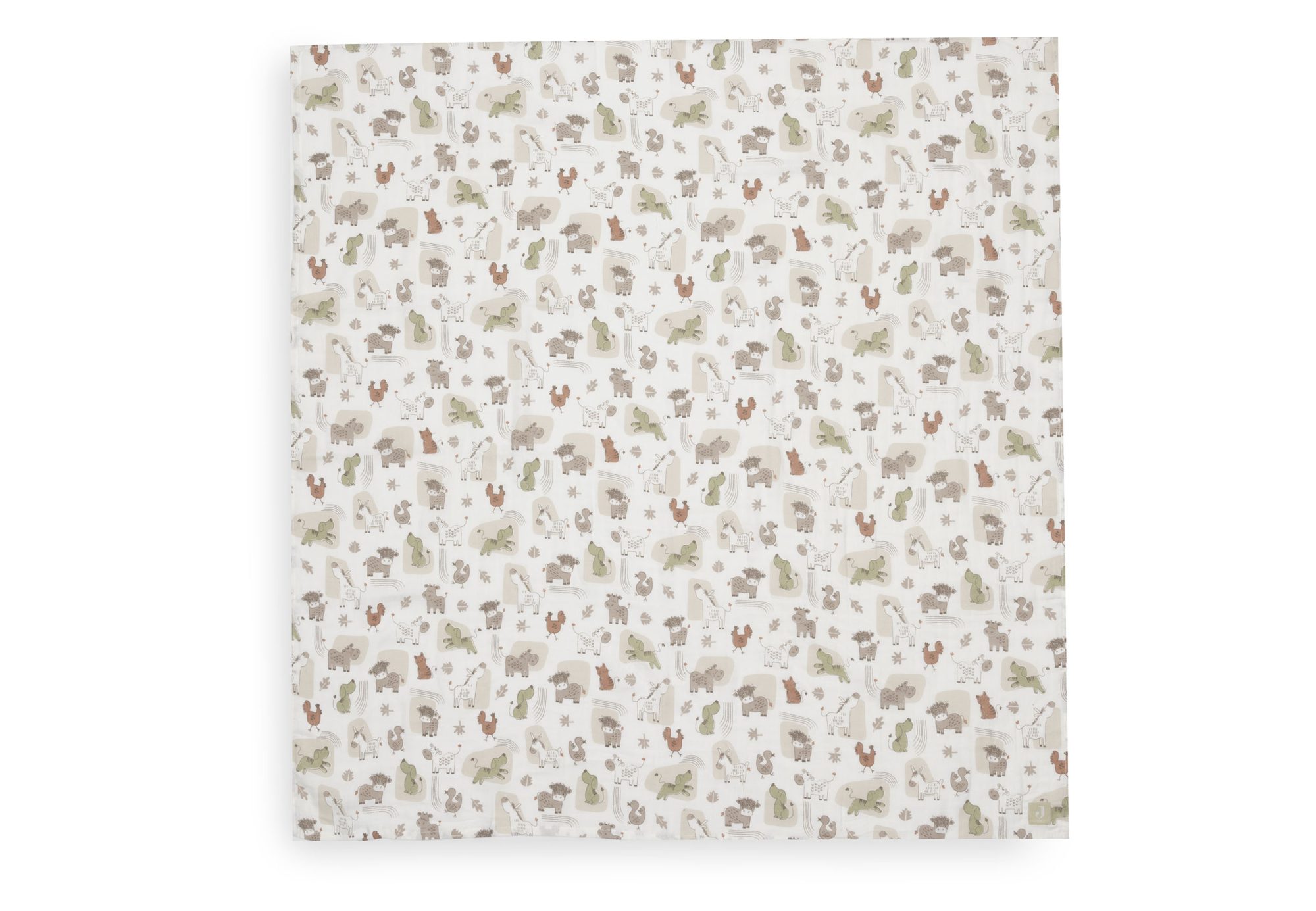 Hydrofiele Doek Large 115x115cm - Barn Buddies - 2 Stuks - afbeelding 2