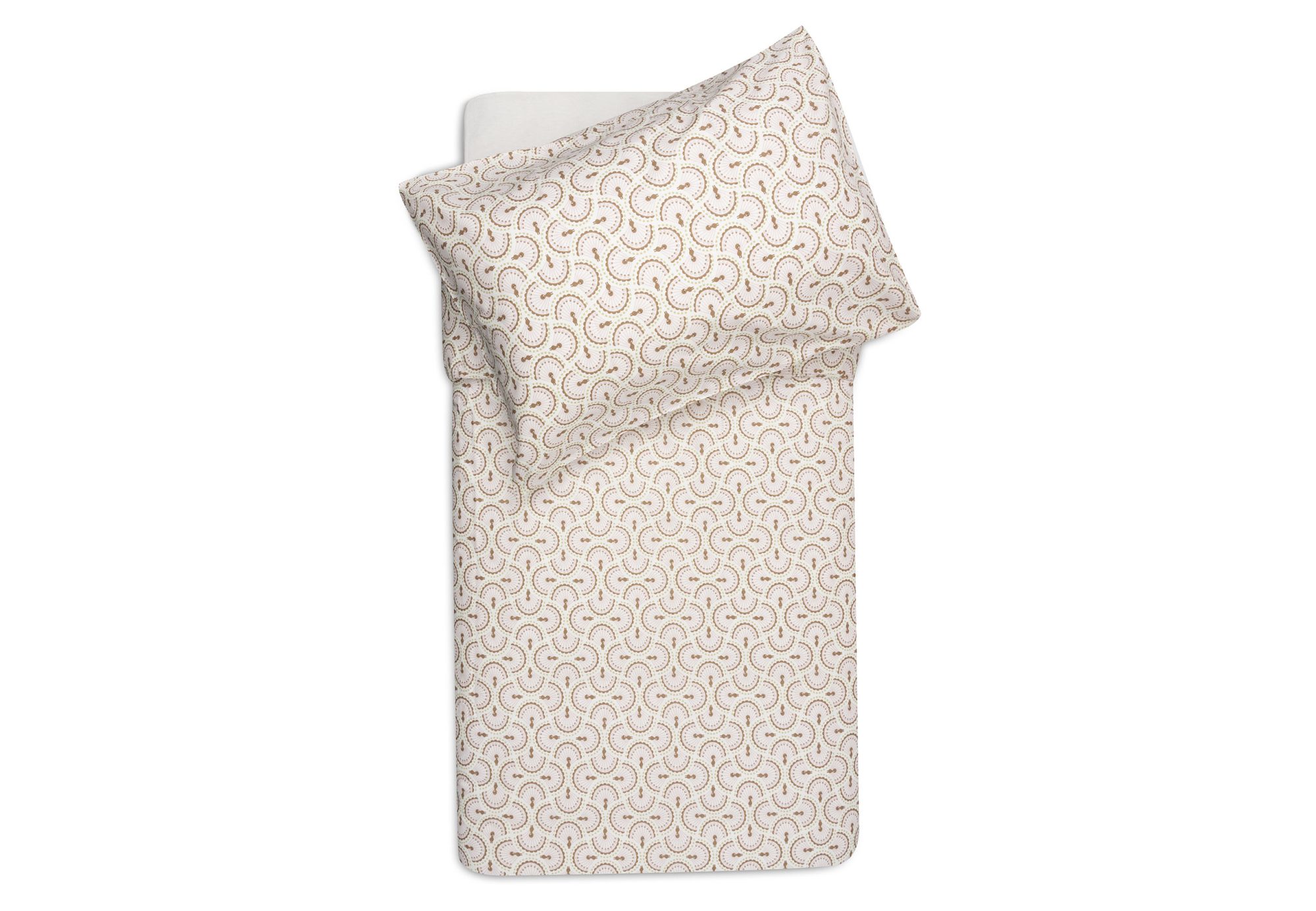 Dekbedovertrek met sloop 100x140cm - Soft Plumes