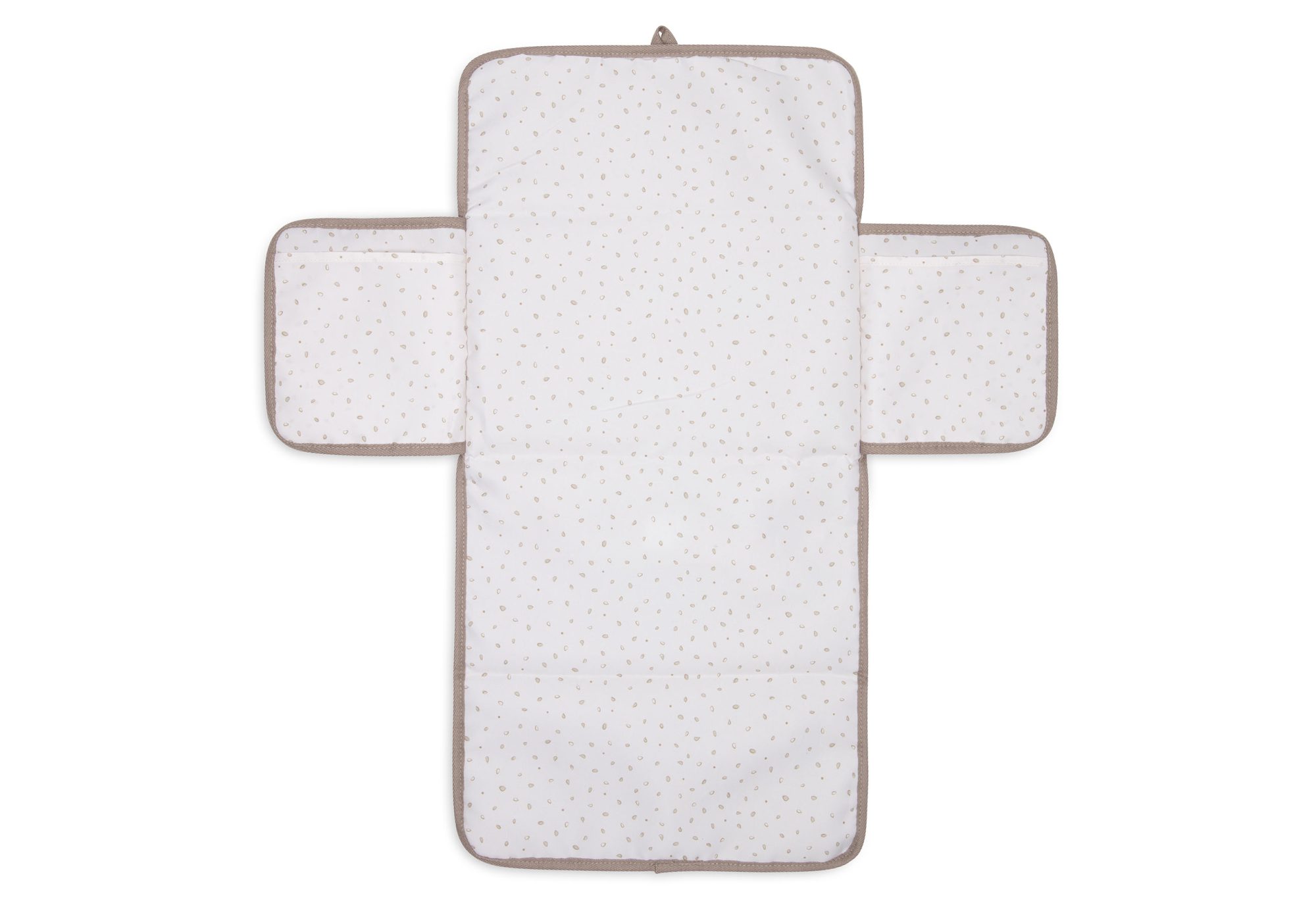Verschoningsmat met Opbergvakken Cloudy Rib - Milky Coffee - afbeelding 4