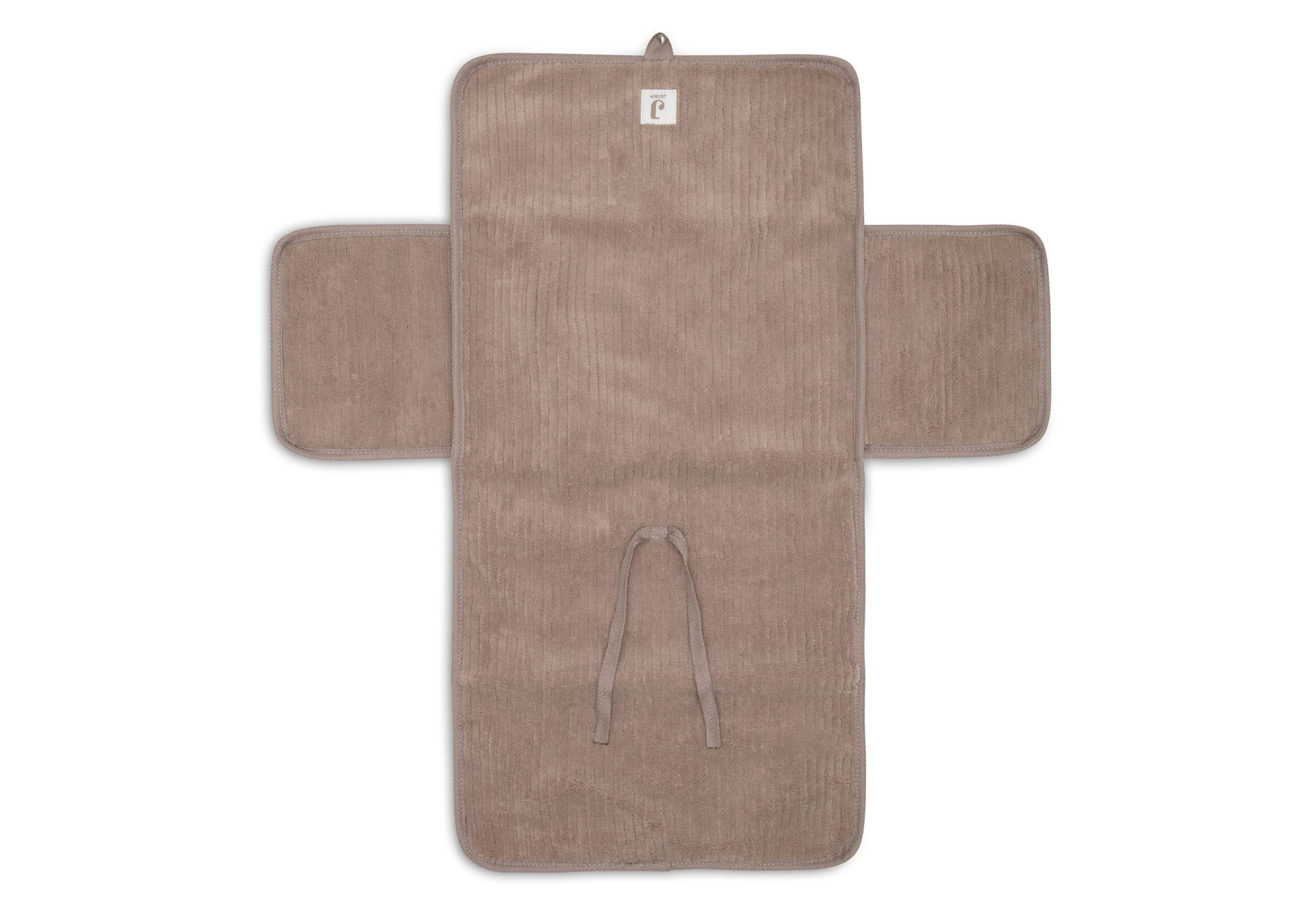 Verschoningsmat met Opbergvakken Cloudy Rib - Milky Coffee - afbeelding 5