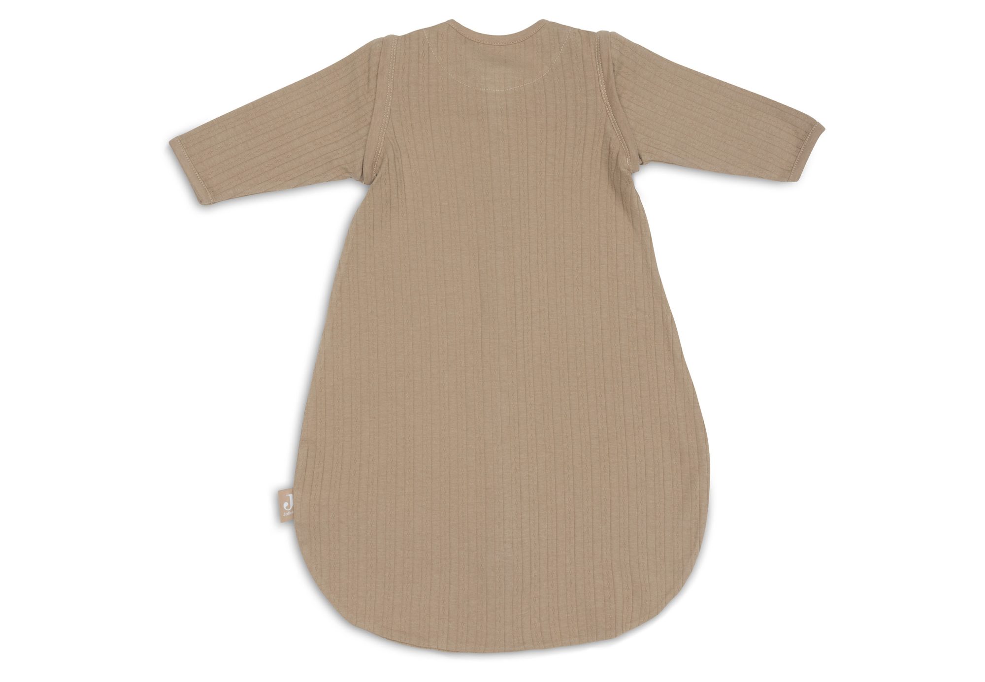Slaapzak Newborn met Afritsbare Mouw Rond 60cm Ajour - Biscuit - afbeelding 2