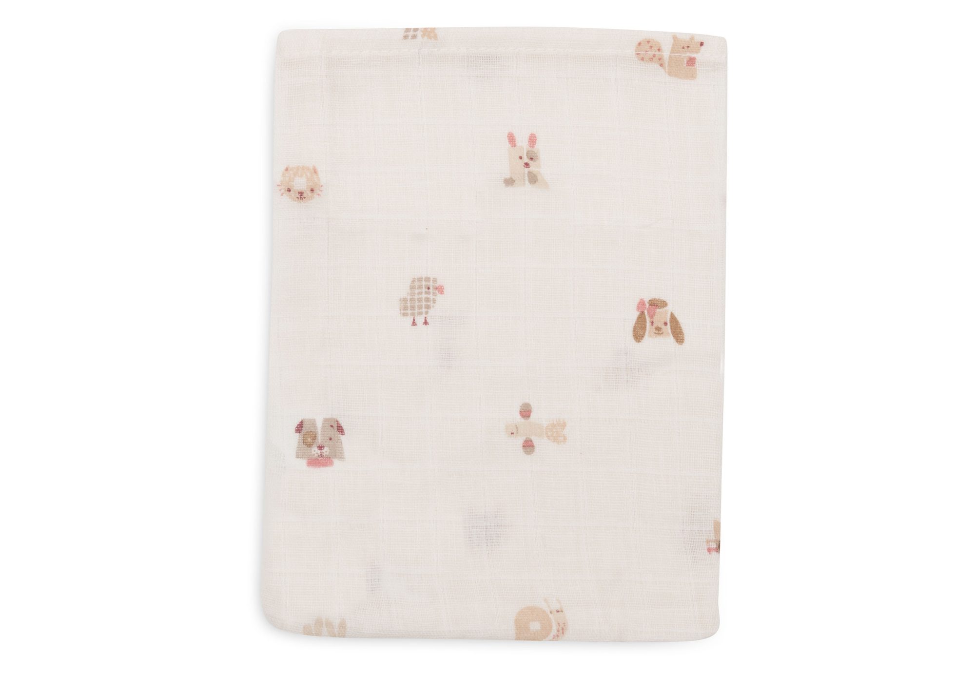 Hydrofiel Washandje 15x20cm - Animal Friends - 3 Stuks - afbeelding 2