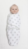 SwaddleMe inbakerdoek 0-3 mnd - Grijs sterren