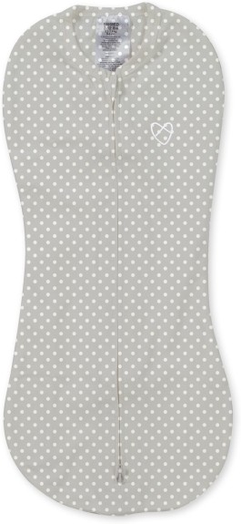 SwaddleMe Pod inbakerdoek 0-2 mnd - Grijs/wit stippen/st