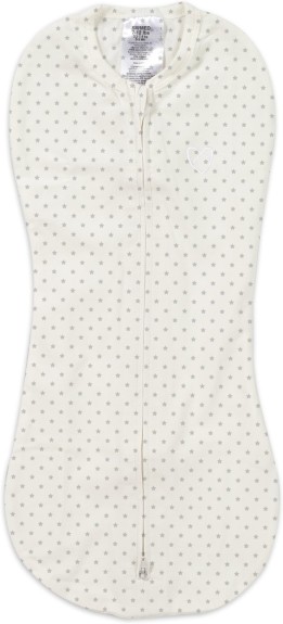 SwaddleMe Pod inbakerdoek 0-2 mnd - Grijs/wit stippen/st