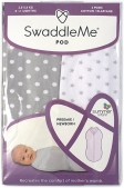 SwaddleMe Pod inbakerdoek 0-2 mnd - Grijs/wit stippen/st