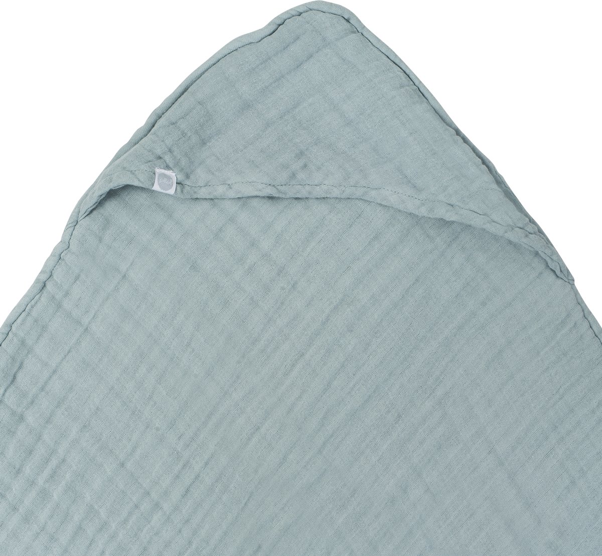 Badcape wrinkled hydrofiel 100x100cm stone green - afbeelding 2