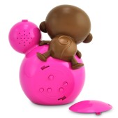 Babyzoo - slaaptrainer aap - roze