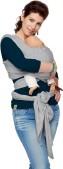 ByKay Stretchy Wrap de Luxe - Draagdoek maat L - Grijs M