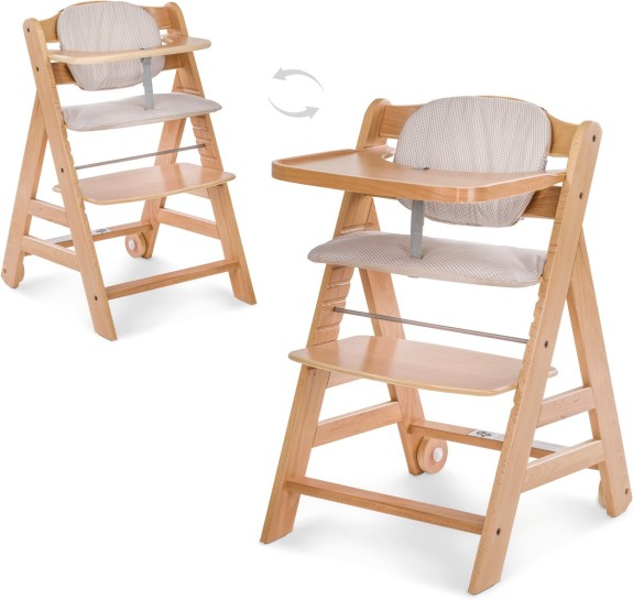 Hauck Beta+ - Kinderstoel - Nature/Check