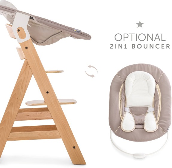 Hauck Beta+ - Kinderstoel - Nature/Check