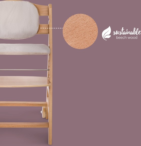 Hauck Beta+ - Kinderstoel - Nature/Check