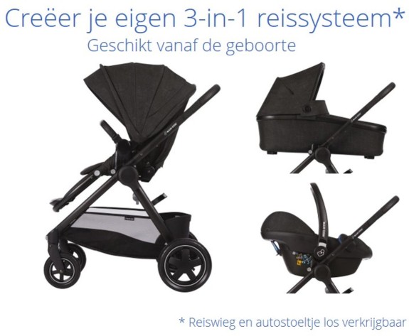 Maxi-Cosi Adorra Kinderwagen - Nomad Black