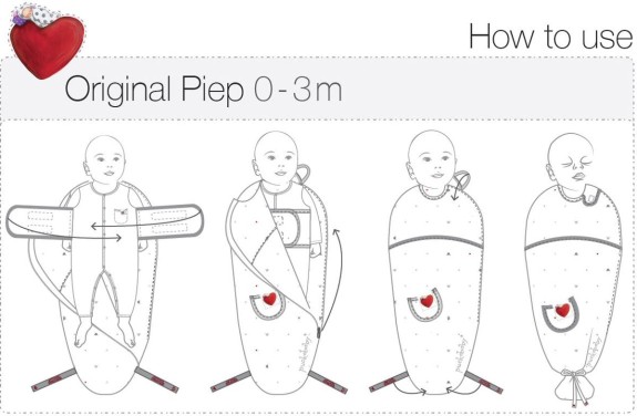 Puckababy Piep - Inbakerslaapzak 0/3 m - Teddy