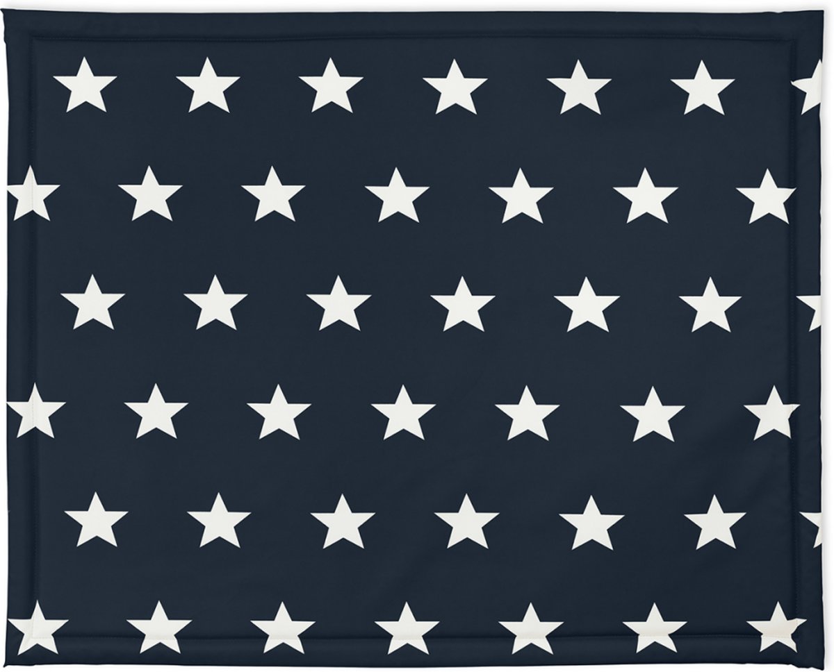 Litte star- Boxdek- 75x95cm- navy - afbeelding 2