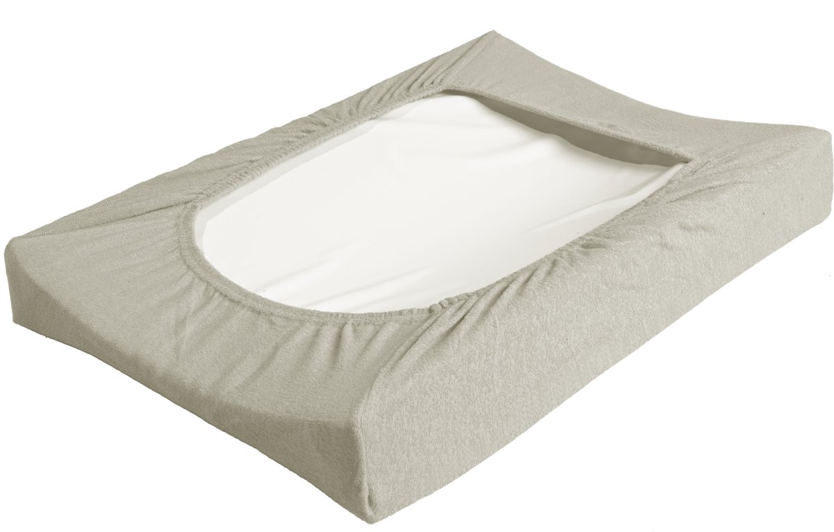 Aankleedkussenhoes badstof 50 x 70 cm - Zand - afbeelding 3