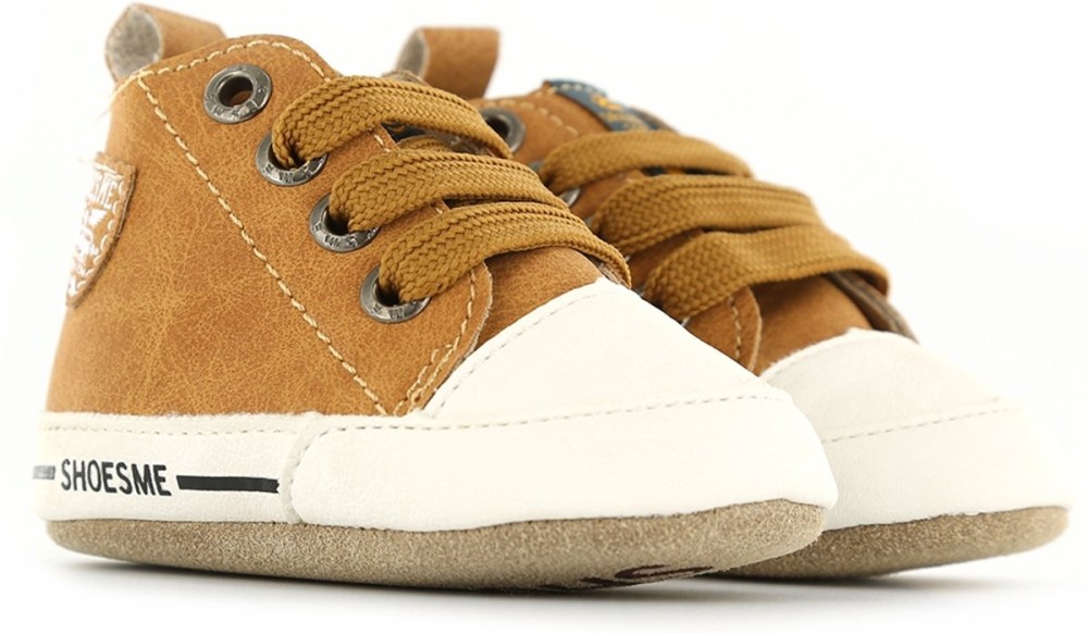 Shoesme Jongens Baby Slofjes - Cognac - Maat 20 - Babyoutlet