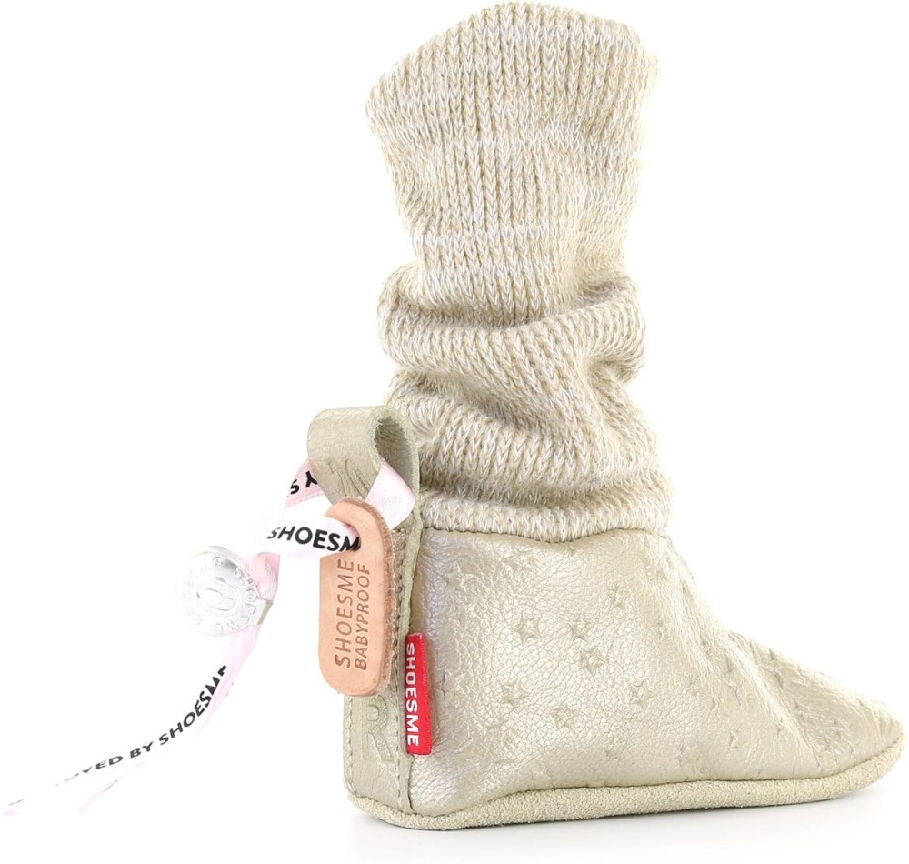Shoesme Meisjes Baby Slofjes - Gold - Maat 21 - Babyoutlet