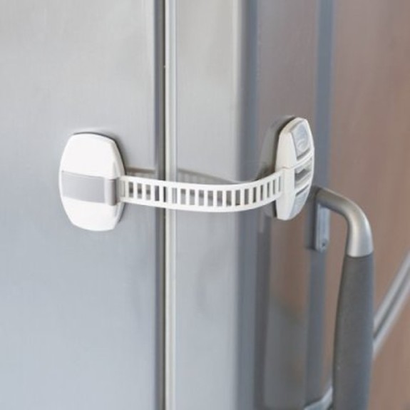 Jippie's - Knijpslot Zelfklevend 20 cm - Wit