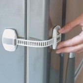 Jippie's - Knijpslot Zelfklevend 20 cm - Wit