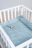 Jollein Graphic Boxkleed 80x100cm stone green