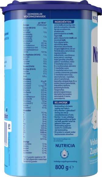 Nutrilon Standaard 1 Zuigelingenvoeding - 800 gram.