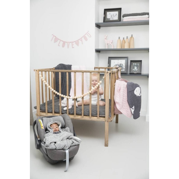 Meyco Silverline Relief Mixed Boxkleed - 80x100cm - Zand