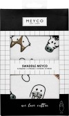 Meyco Swaddle Inbakerdoek - 0-3 maanden - Animal