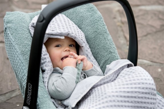 Koeka Hoes voor Maxi-Cosi Antwerp One Size - steel grey