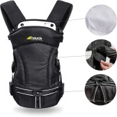 Hauck 3-Way Carrier Draagzak - Zwart