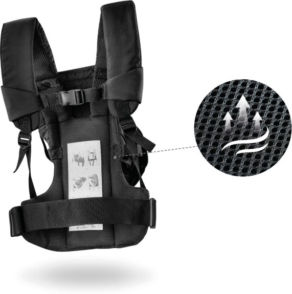 Hauck 3-Way Carrier Draagzak - Zwart