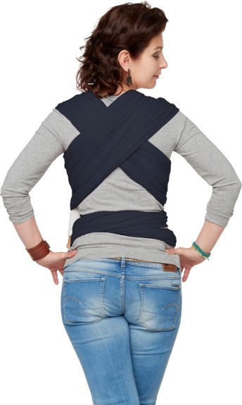 ByKay Stretchy Wrap de Luxe - Draagdoek maat L - Jeans B