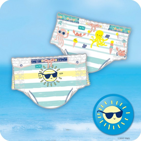 Pampers Splashers Maat 4-5 -11 Stuks - Wegwerpbare Zweml