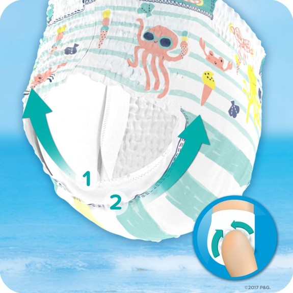Pampers Splashers Maat 4-5 -11 Stuks - Wegwerpbare Zweml