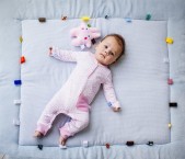 Snoozebaby - wikkeldeken Trendy Wrapping - Fading Blue -