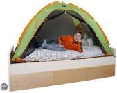 Deryan Bedtent Groen - 200x90 cm