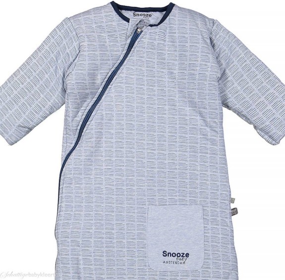 Snoozebaby slaapzak blue melange - Maat 9-24 maanden 